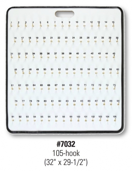 105-Hook Wall Mount Key Board - Product Image
