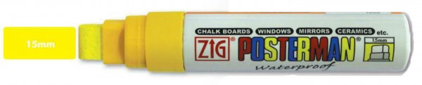 15.0 mm (.59 in) Extra Wide Tip ZIG POSTERMAN Paint Markers - Product Image