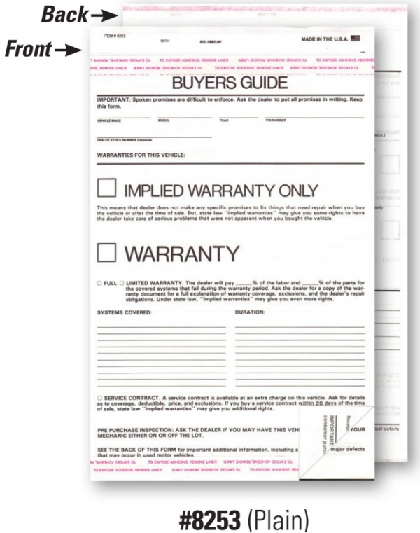 2Part Buyers Guide Implied Warranty Adhesive Top and Bottom 2017