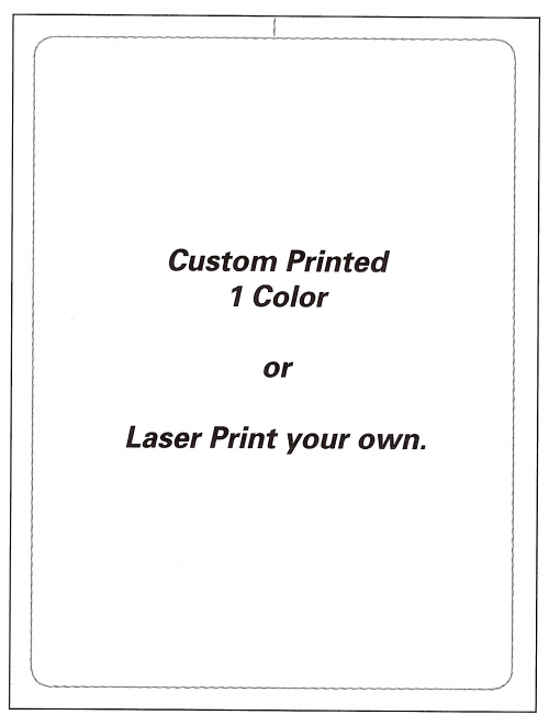 Blank Window Stickers - Form #8511 - Product Image