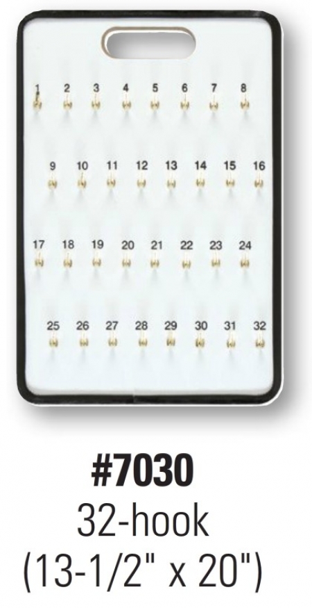 32-Hook Wall Mount Key Board - Product Image