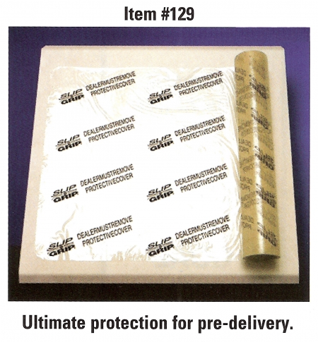 Full Adhesive Plastic Floor Mats - 3 Mil - Product Image