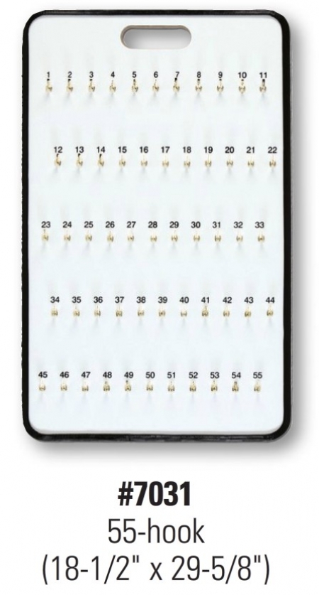 55-Hook Wall Mount Key Board - Product Image