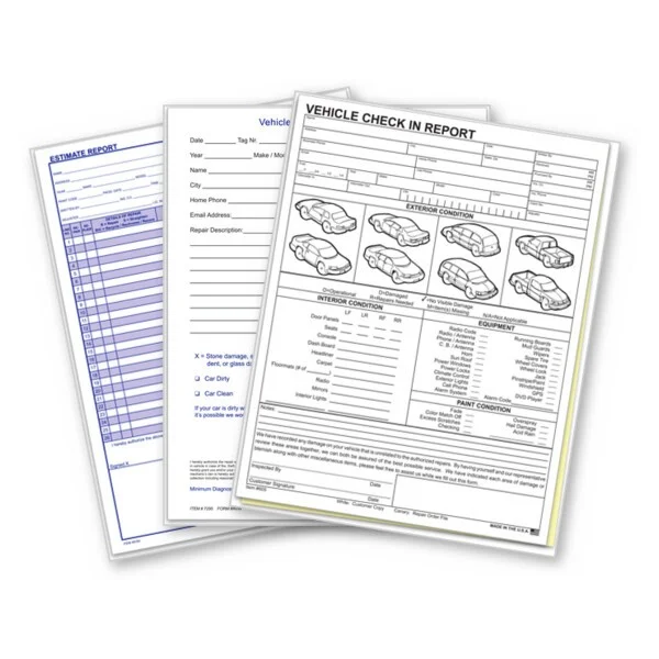 Body Shop Forms