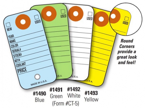 Colored Key Tags - Product Image