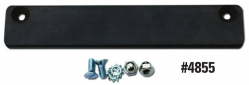 Demo License Plate Holders - Extruded Rubber-Coated Bar Magnet with Screws - Product Image