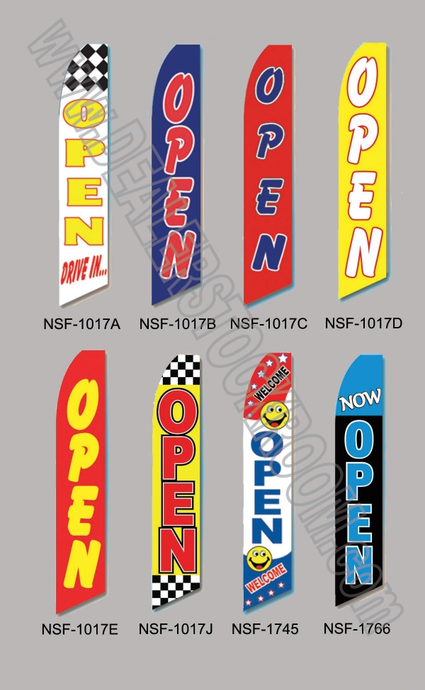 OPEN Swooper Flags (Flag Only) - Product Image