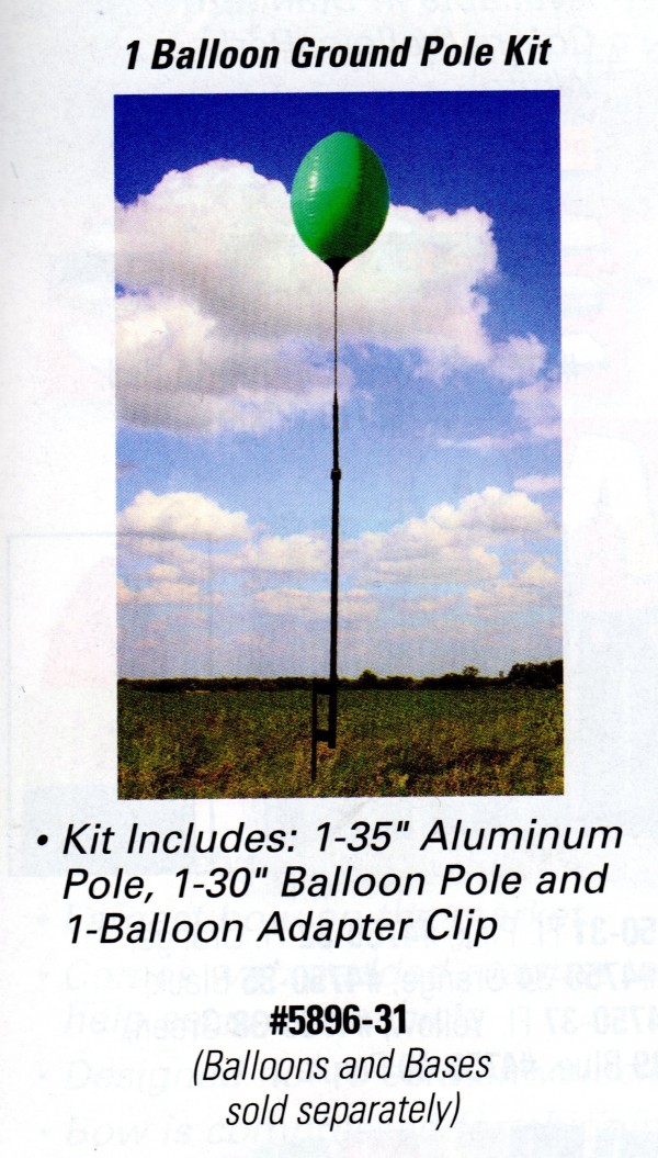 Reusable Balloon Ground Pole Kit for 1 Balloon - Product Image
