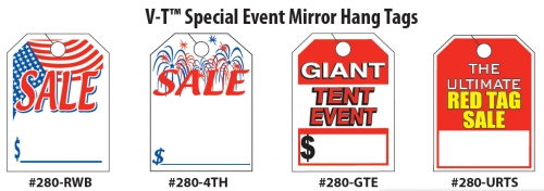 Special Event Mirror Hang Tags 8 1/2" x 11 1/2" - Product Image