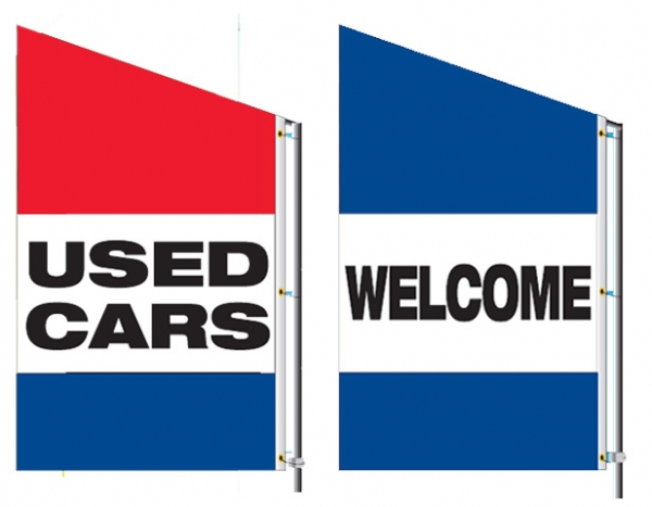 Standard Spacewalker Promotional Message Flags - 3 1/2 ft x 5 1/2 ft - Product Image