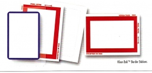 Kleer-Bak Border Stickers (100/Pack)