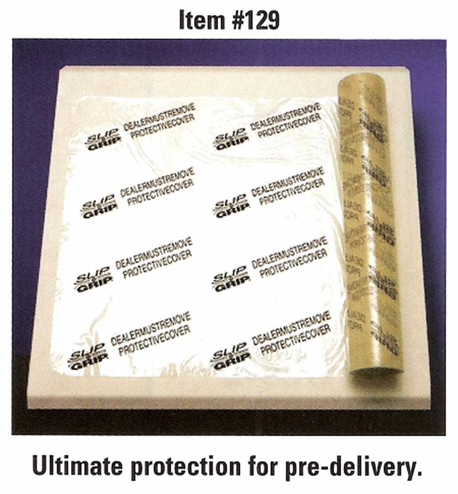 Full Adhesive Plastic Floor Mats - 4 Mil