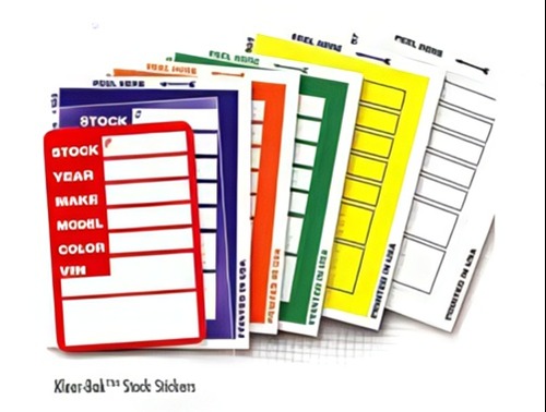 Kleer-Bak Stock Stickers