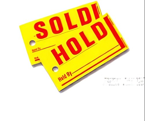 Mini Sold / Hold Tags - Product Image