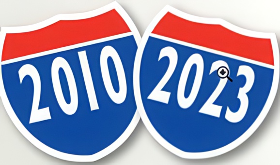 Interstate Sign Model Years 8 1/2" x 8 1/2"