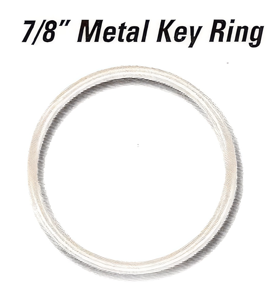 7/8 in Metal Key Rings - Product Image