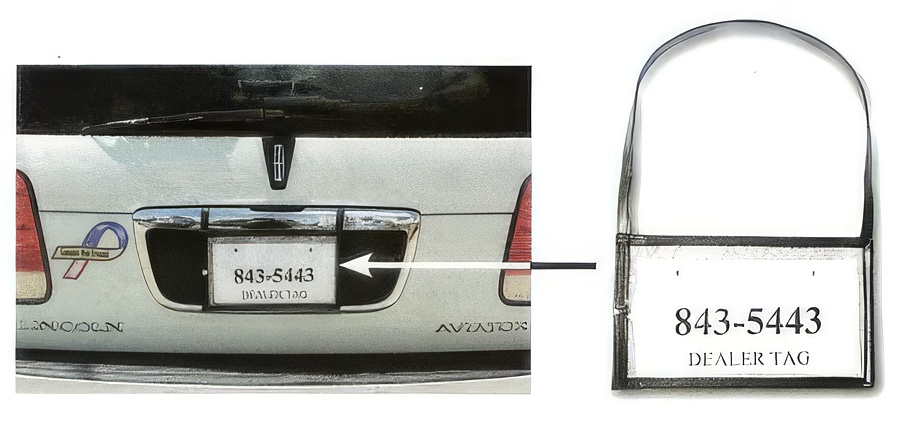 Demo License Plate Holders - Tag Bag