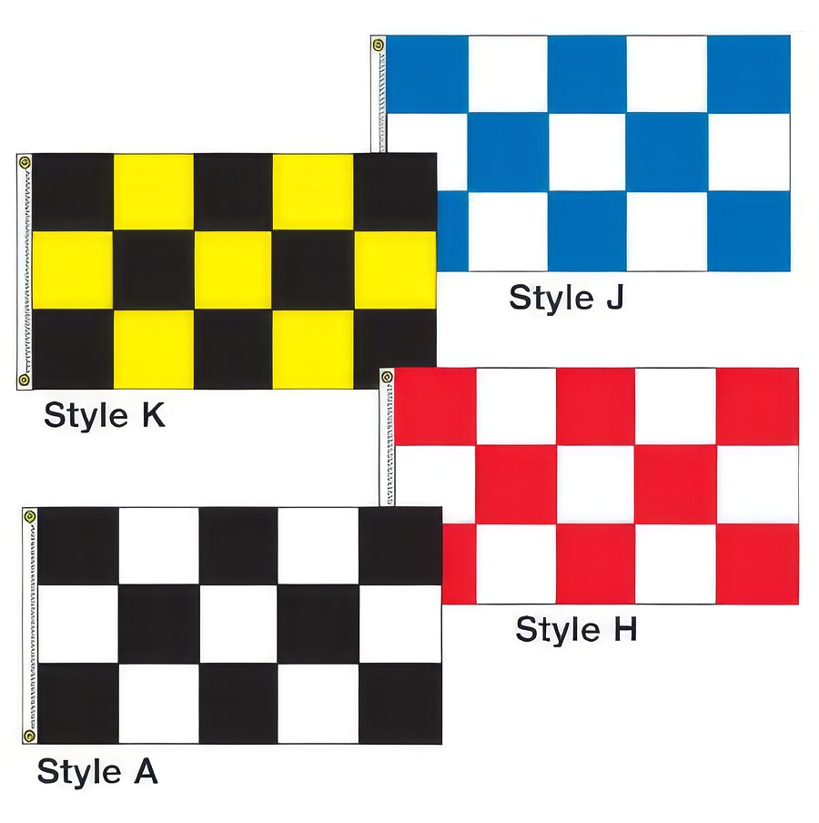 Checker Drape Flags 3ft x 5 ft - Product Image