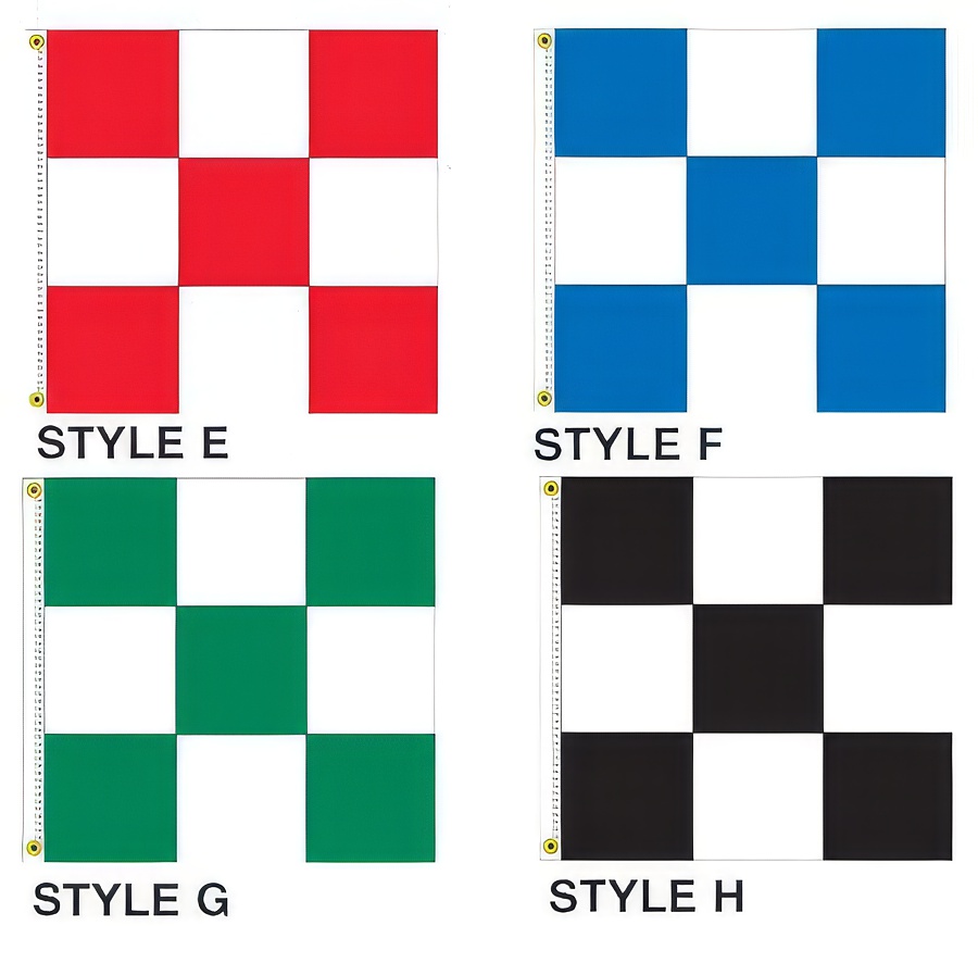 Checker Drape Flags 3ft x 3 ft