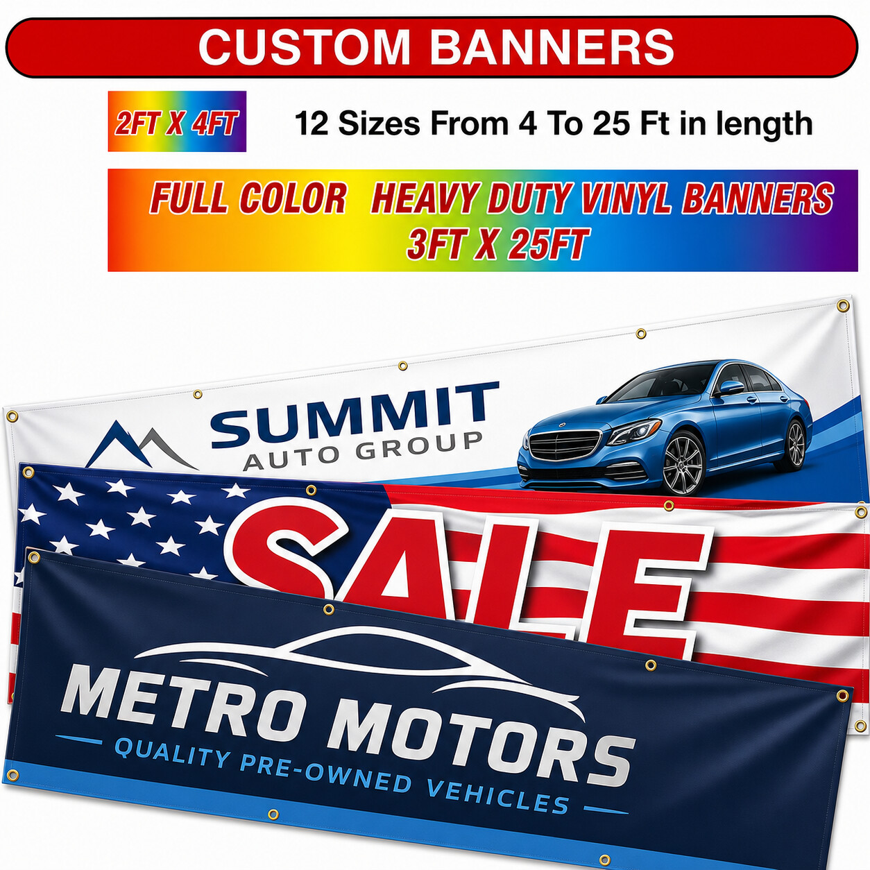 Custom Banners - 2ft x 5ft - Product Image