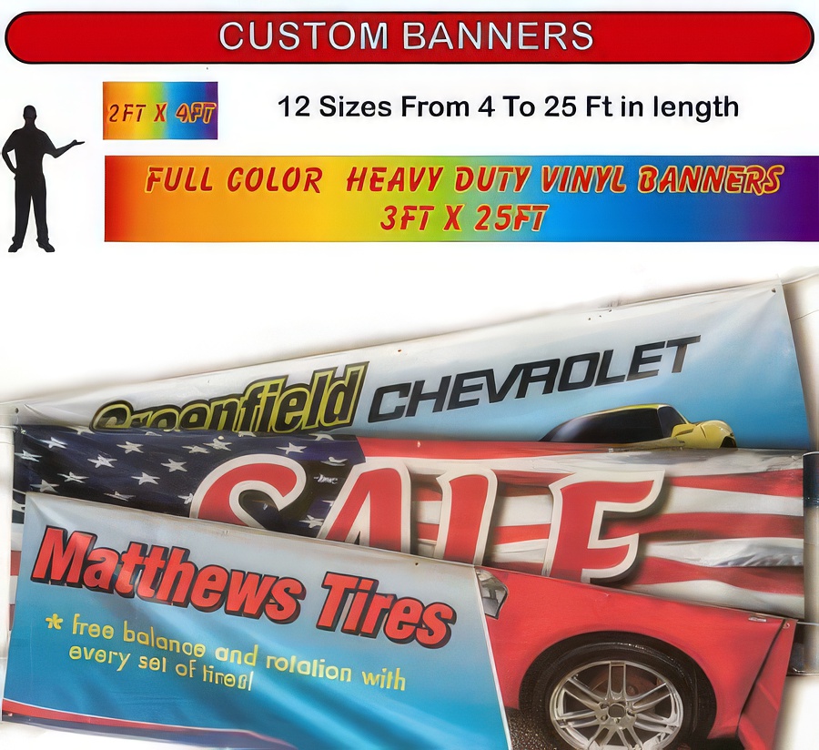 Custom Banners - 2ft x 6ft