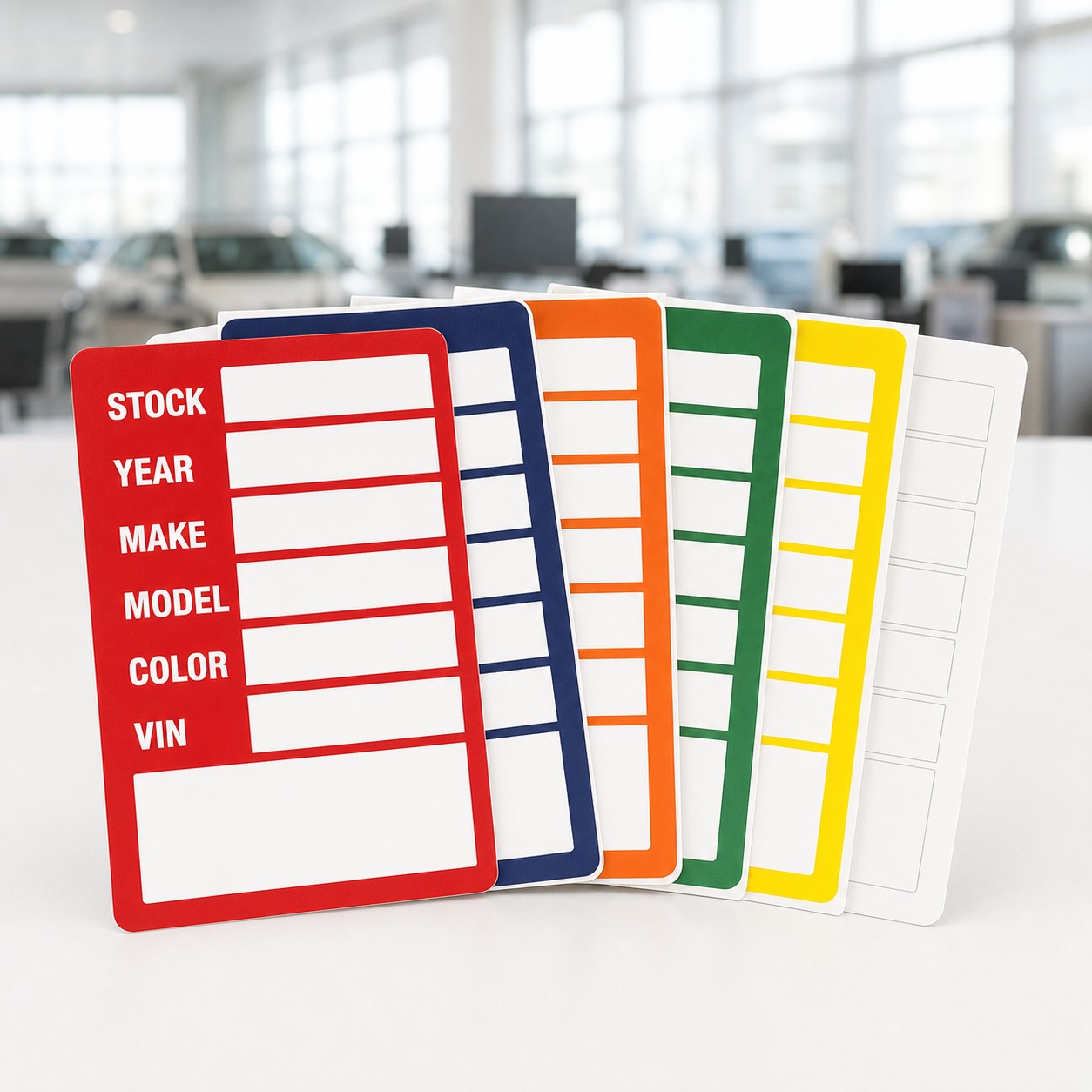 Kleer-Bak Stock Stickers