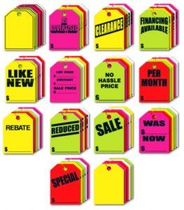 mirror hang tags