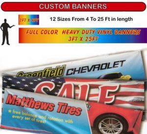 Auto dealership Outdoor banners