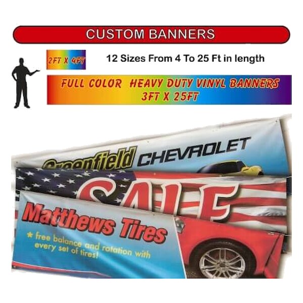 Auto dealership Outdoor banners